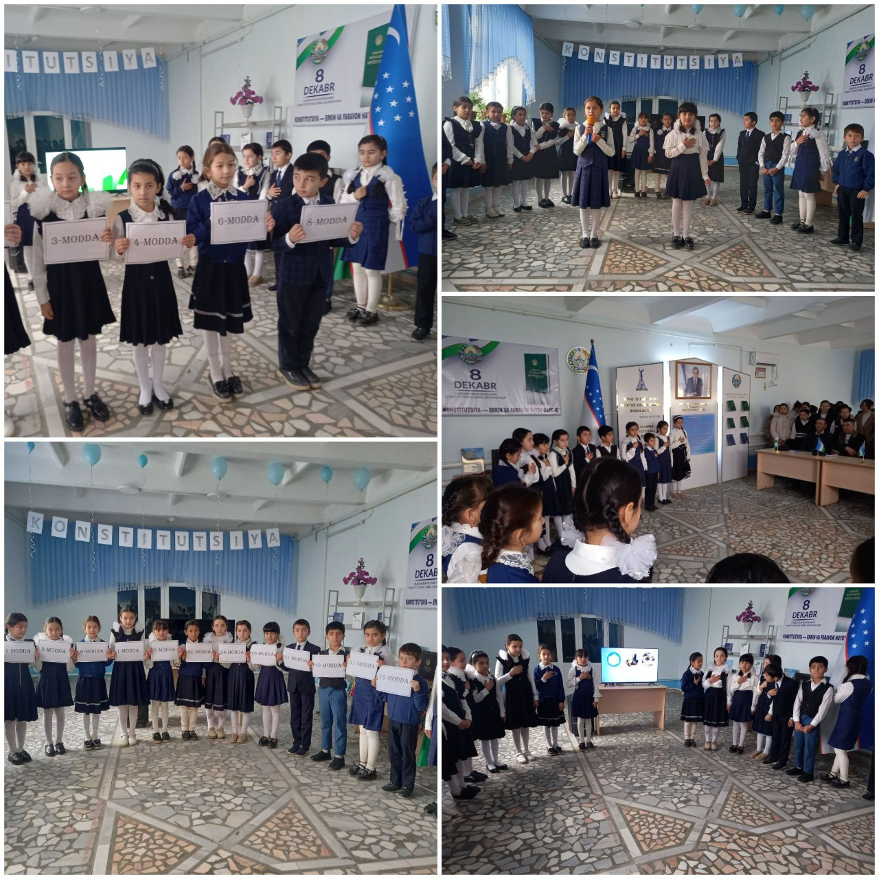 Xonqa tumanidagi  13-son maktabda      8- dekabr Konstitutsiya qabul qilinganligining 32 yilligi munosabati bilan   o'tkazilgan tadbirdan foto lavhalar!!!